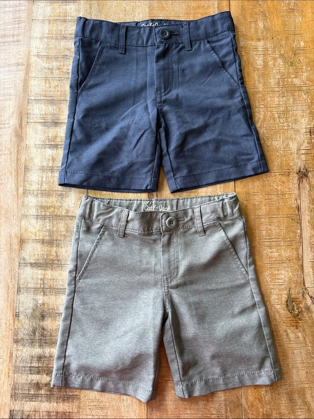 Cat & Jack Navy Quick Dry Shorts Set size 4